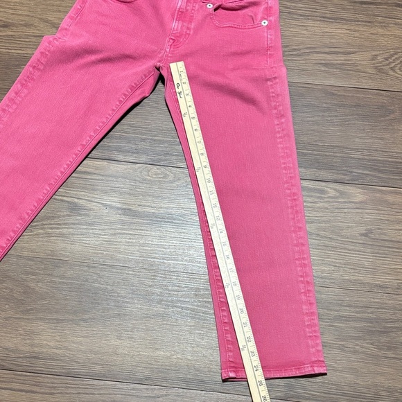 R13 Hot Pink Straight Leg Jeans - Picture 10 of 15